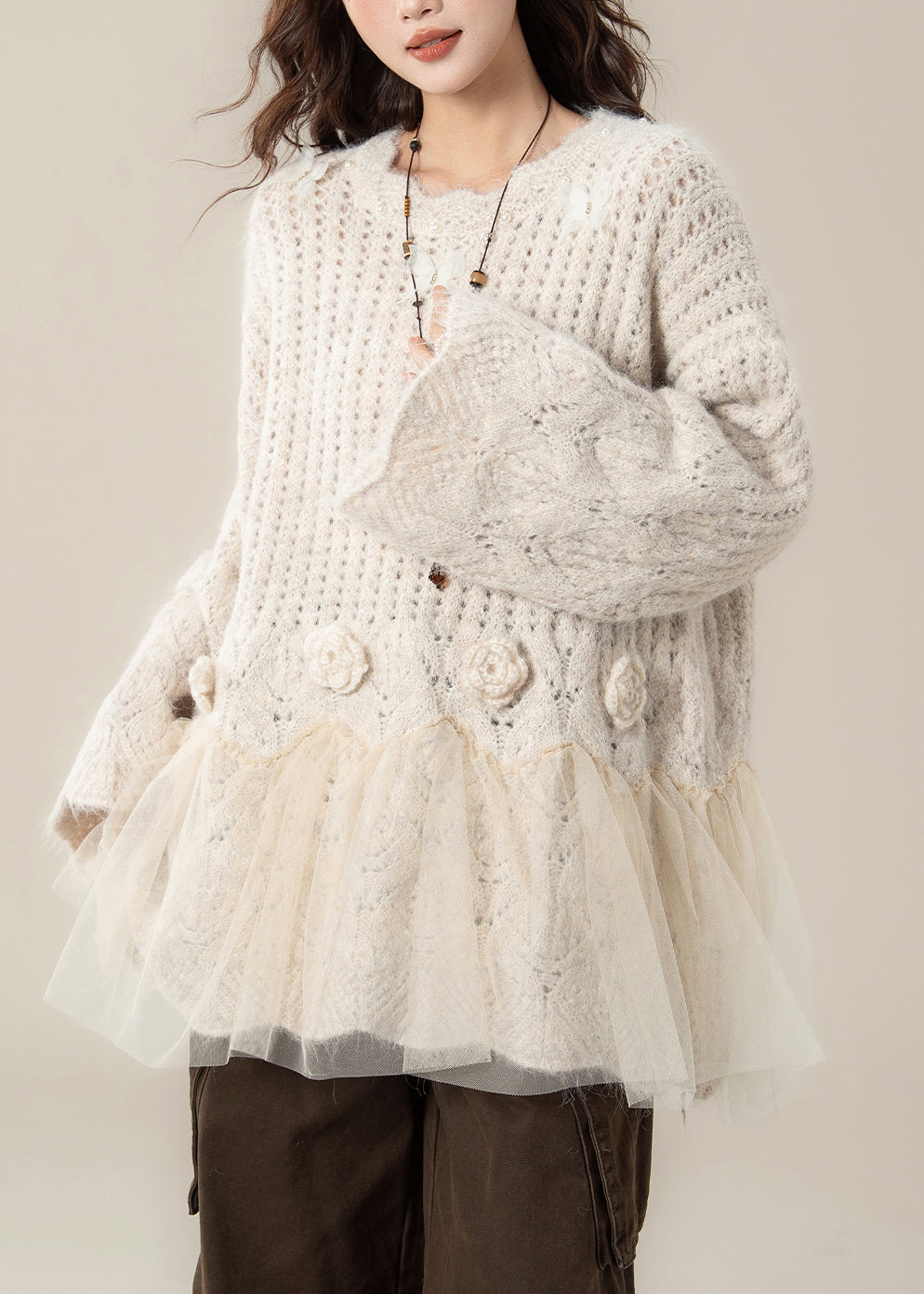 Classic Vintage Sweater with a Flattering Fit