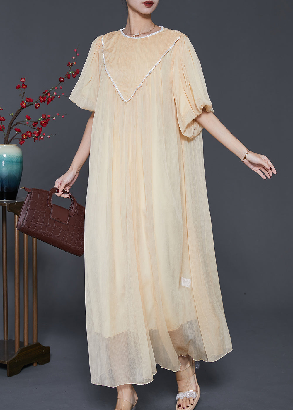 A Vintage Style Dress with Delicate Timeless Details