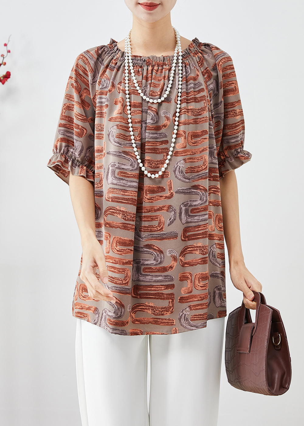 Gracefully Styled Blouse for Any Occasion