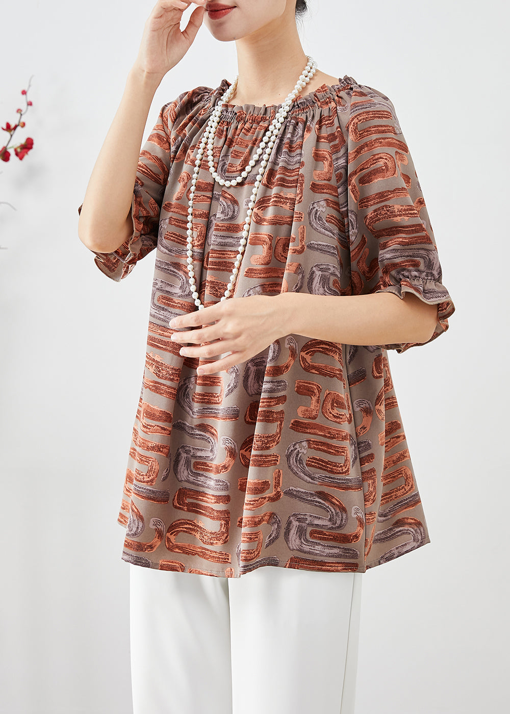 Gracefully Styled Blouse for Any Occasion