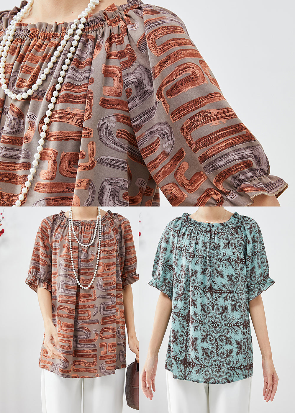 Gracefully Styled Blouse for Any Occasion
