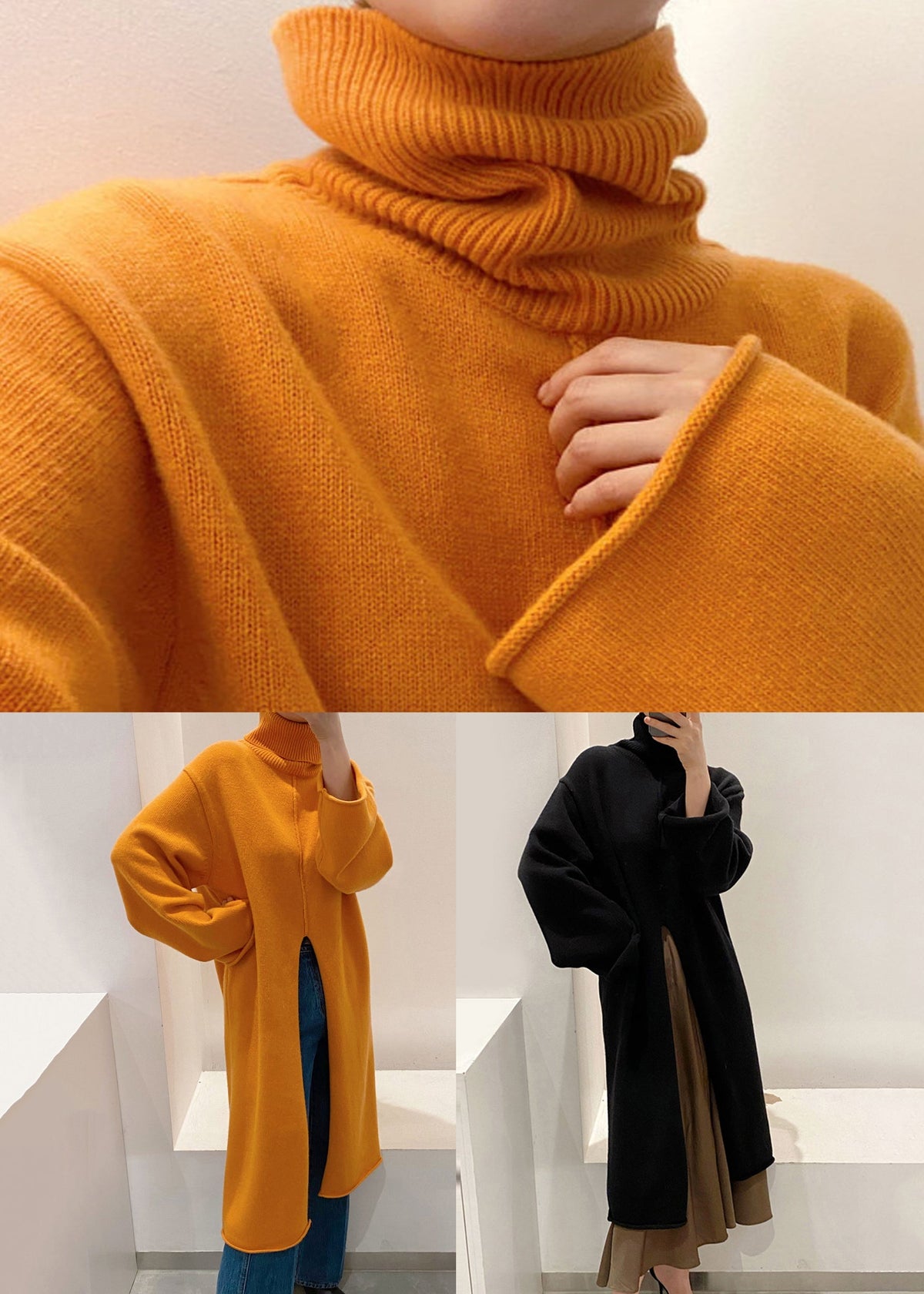 Well Tailored Sweater with a Graceful Silhouette