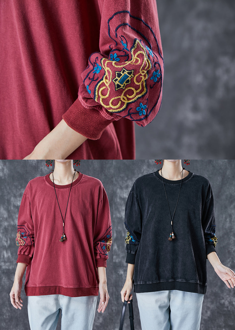Well Tailored Pullover with a Graceful Silhouette