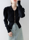Well Tailored Cardigan with a Graceful Silhouette