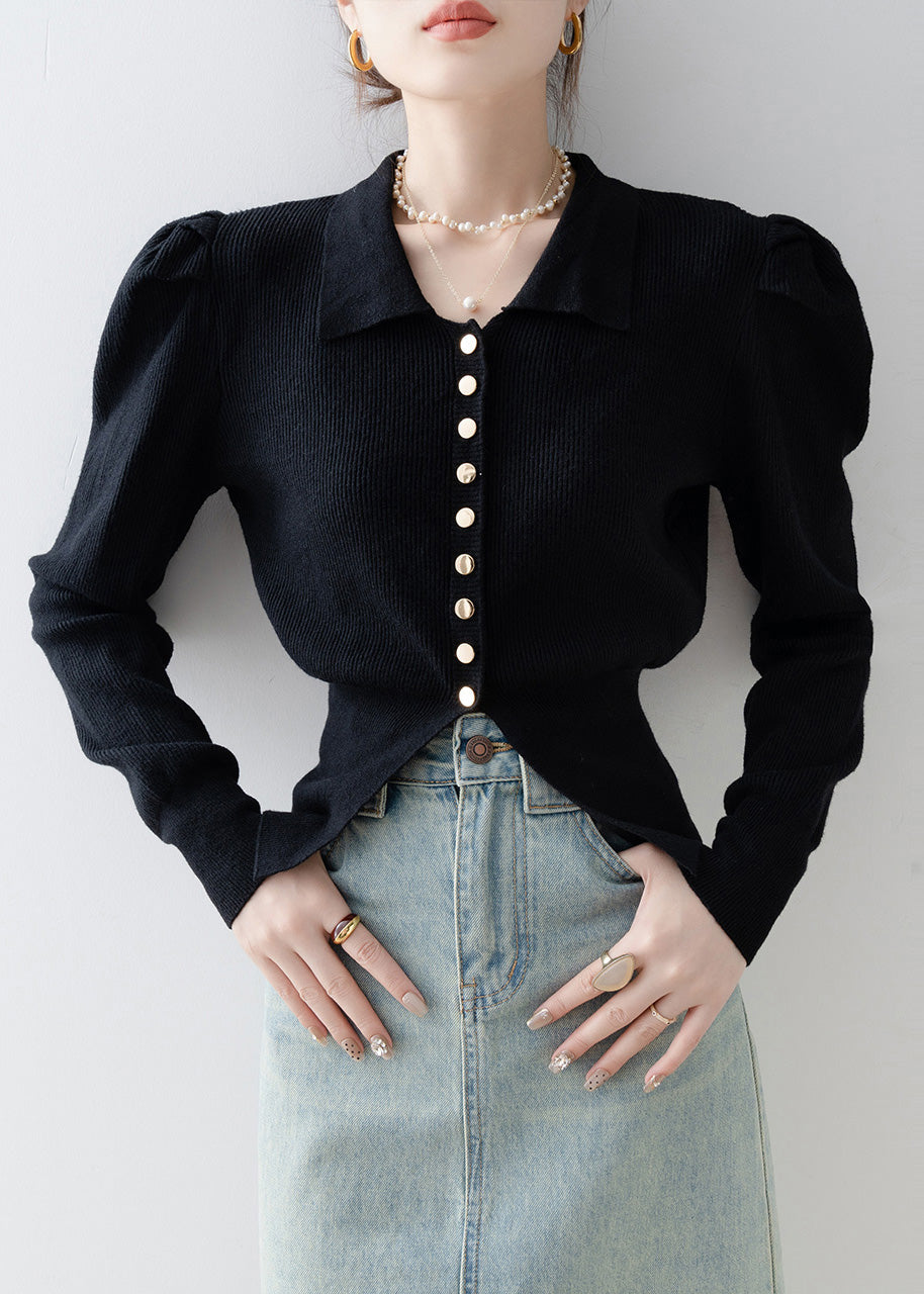 Well Tailored Cardigan with a Graceful Silhouette