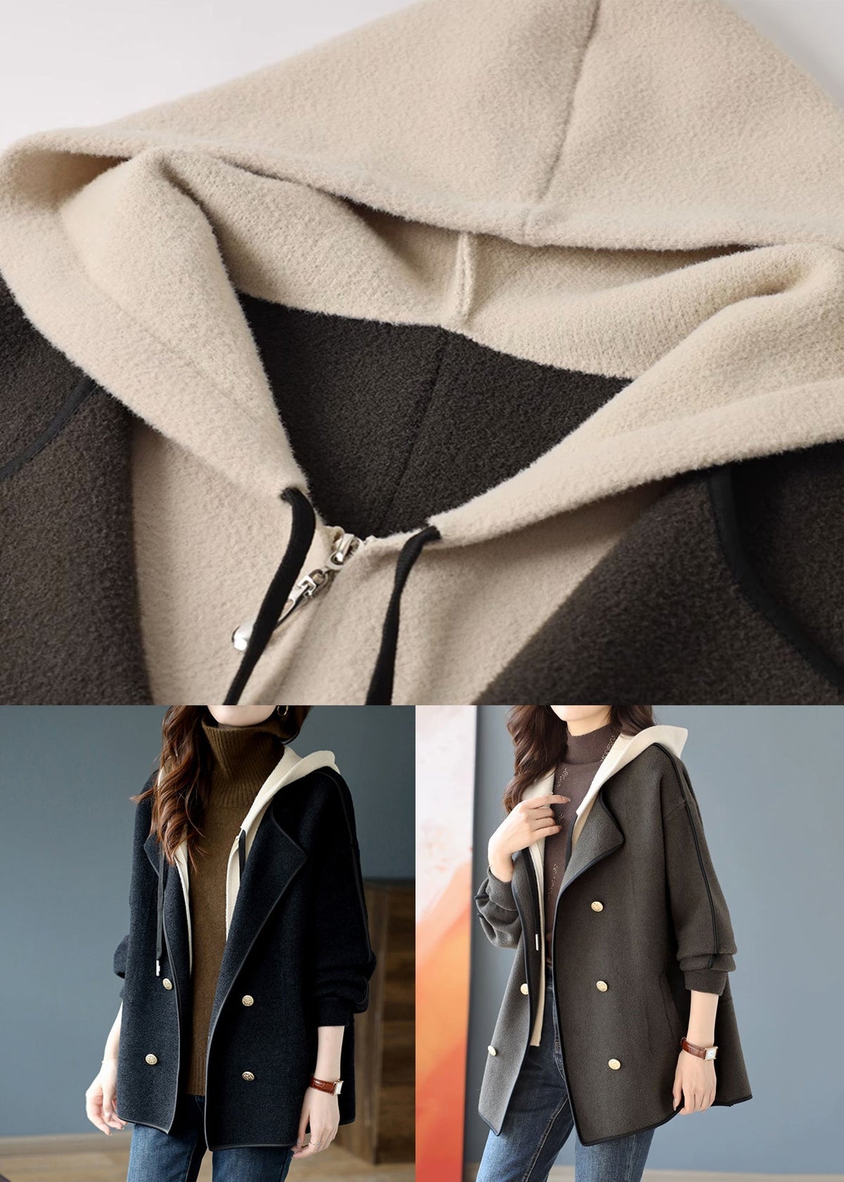 Classic Vintage Coat with a Flattering Fit