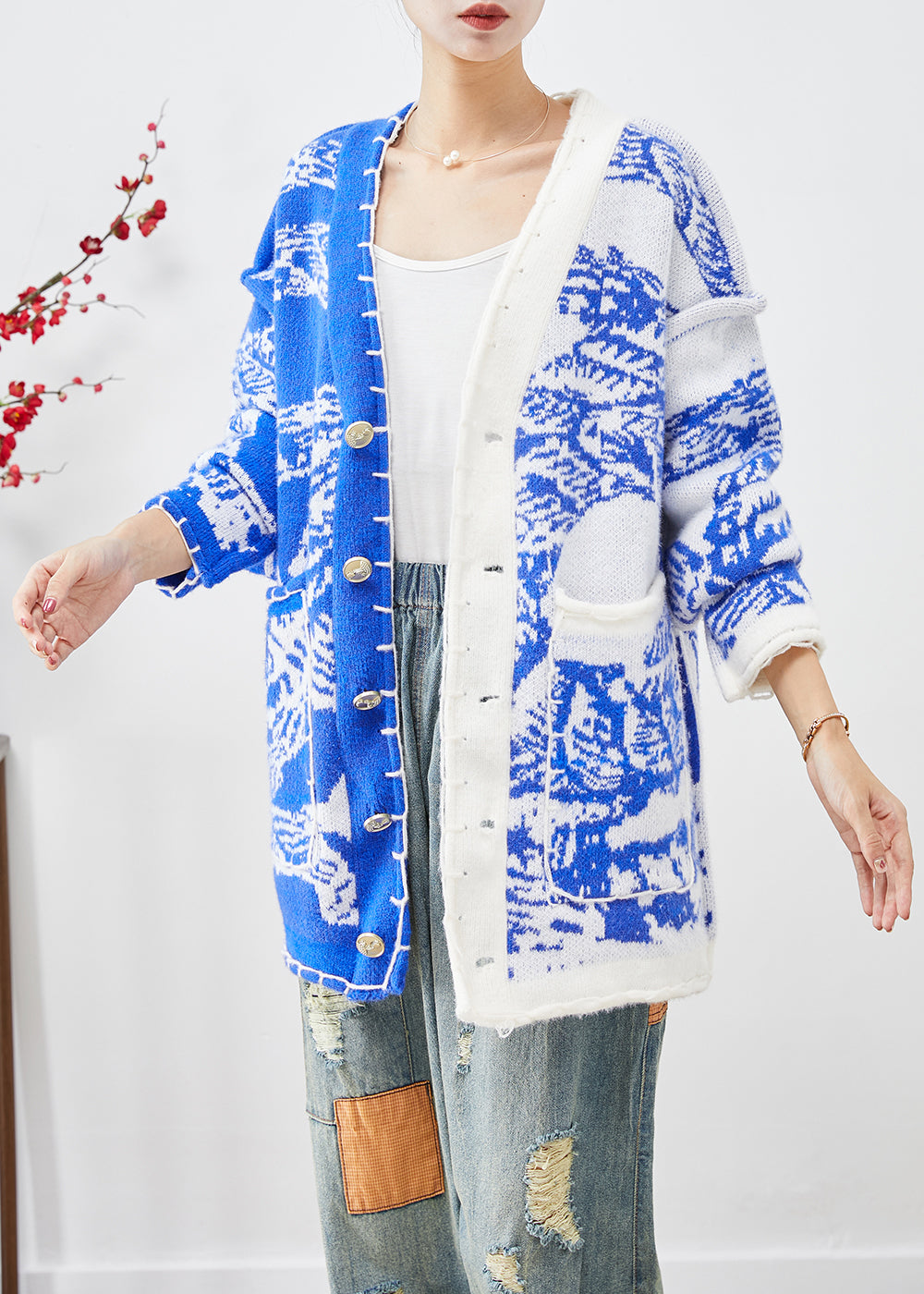 Vintage Inspired Cardigan with a Contemporary Edge