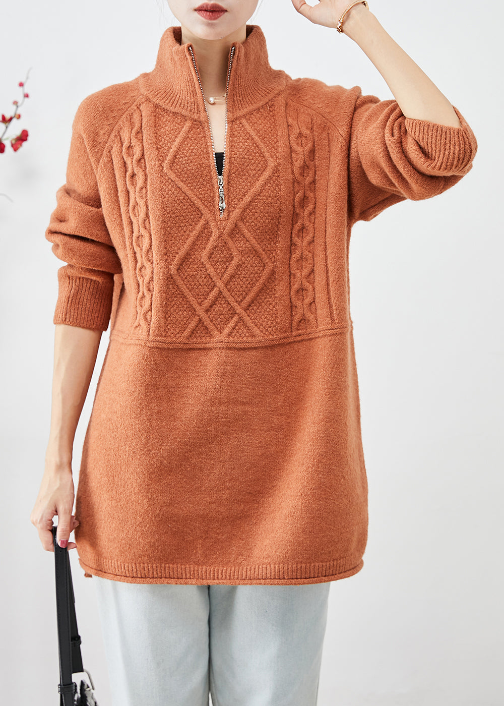 Classic Vintage Sweater with a Flattering Fit