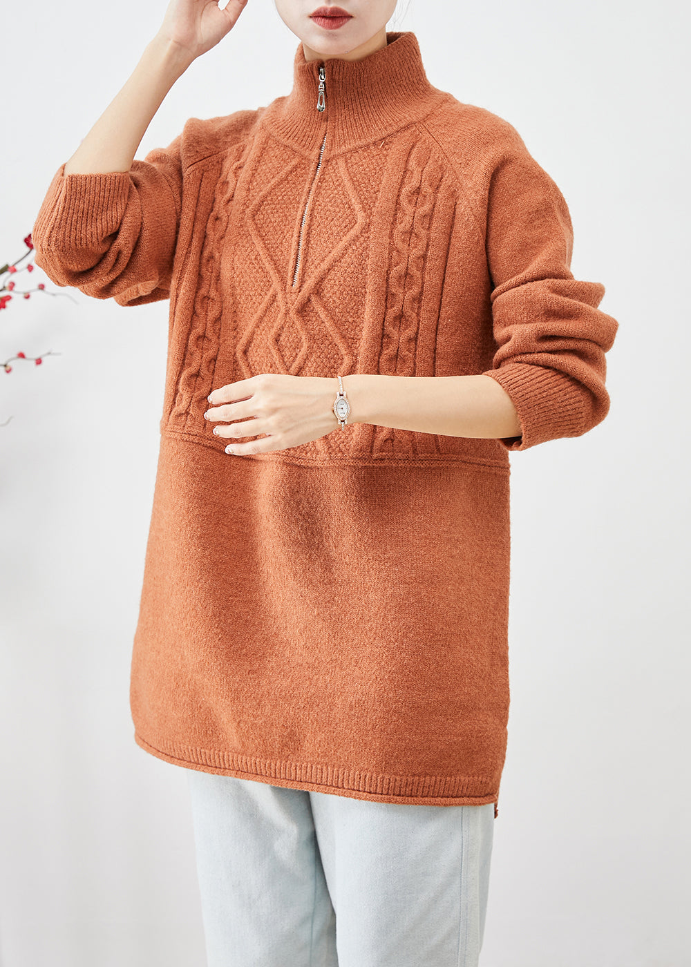 Classic Vintage Sweater with a Flattering Fit