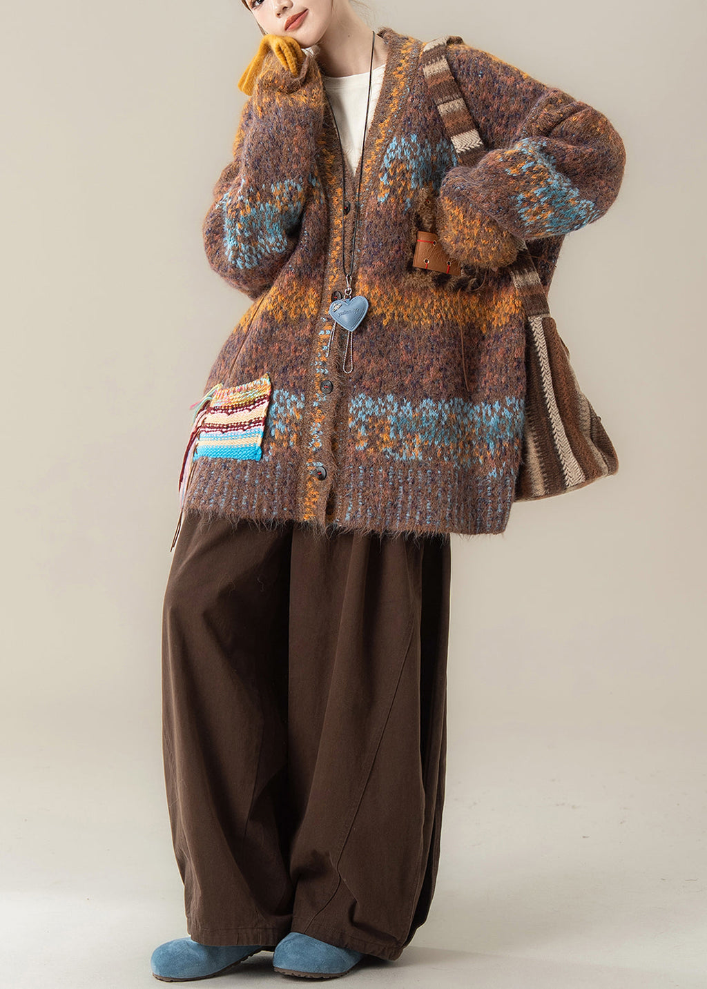 A Vintage Style Sweater with Delicate Timeless Details