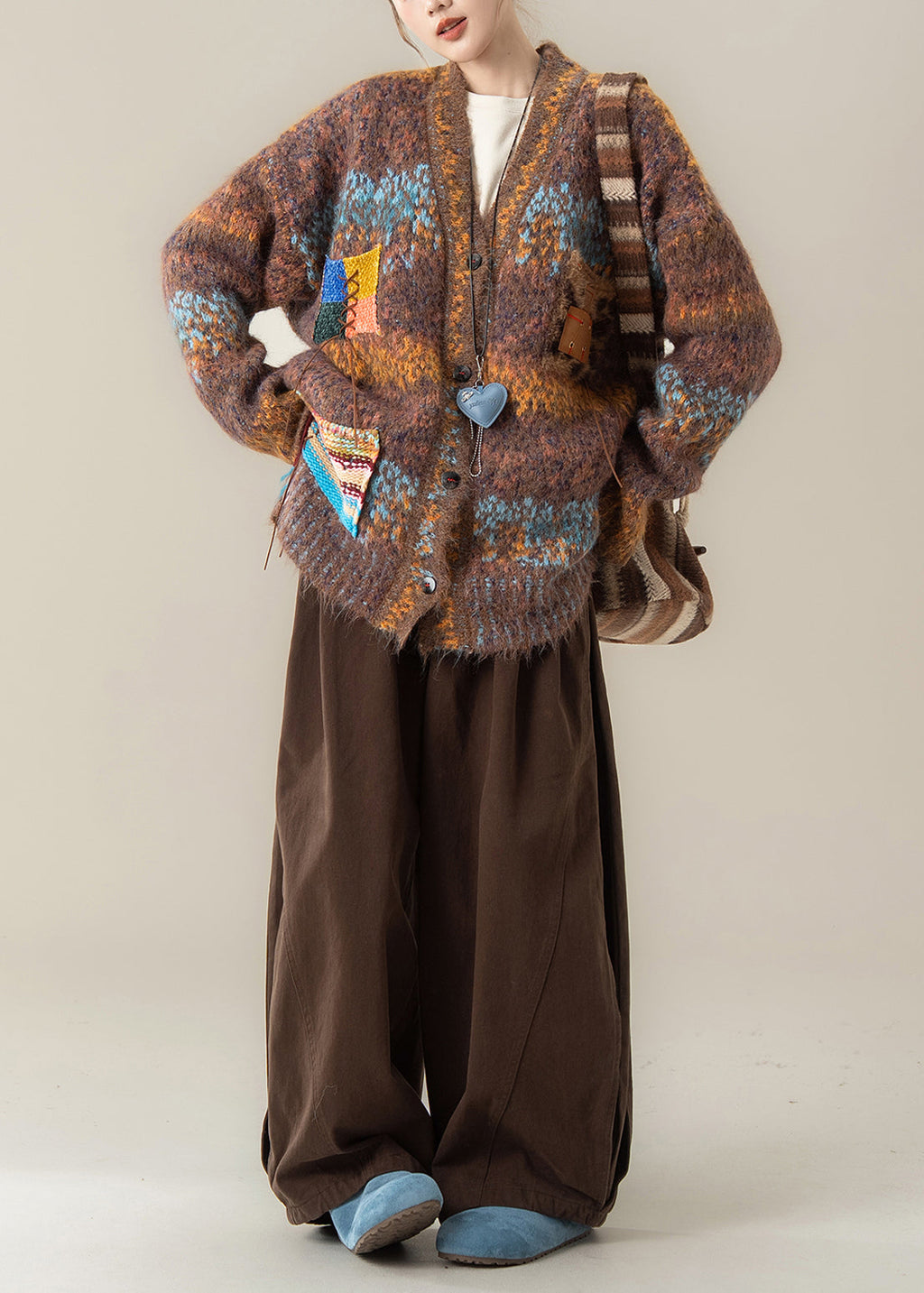 Classic Vintage Sweater with a Flattering Fit