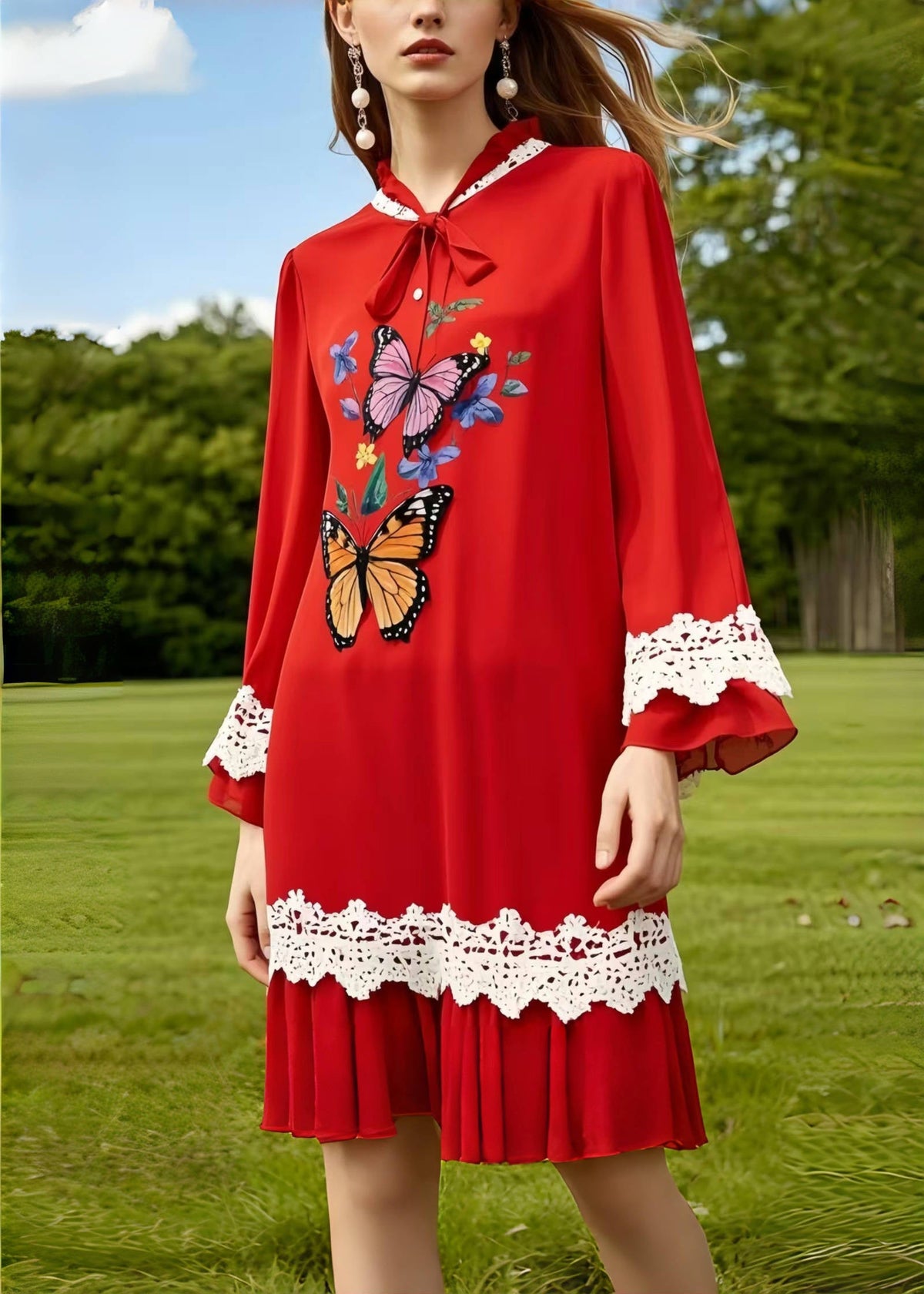 Classic Vintage Dress with a Flattering Fit
