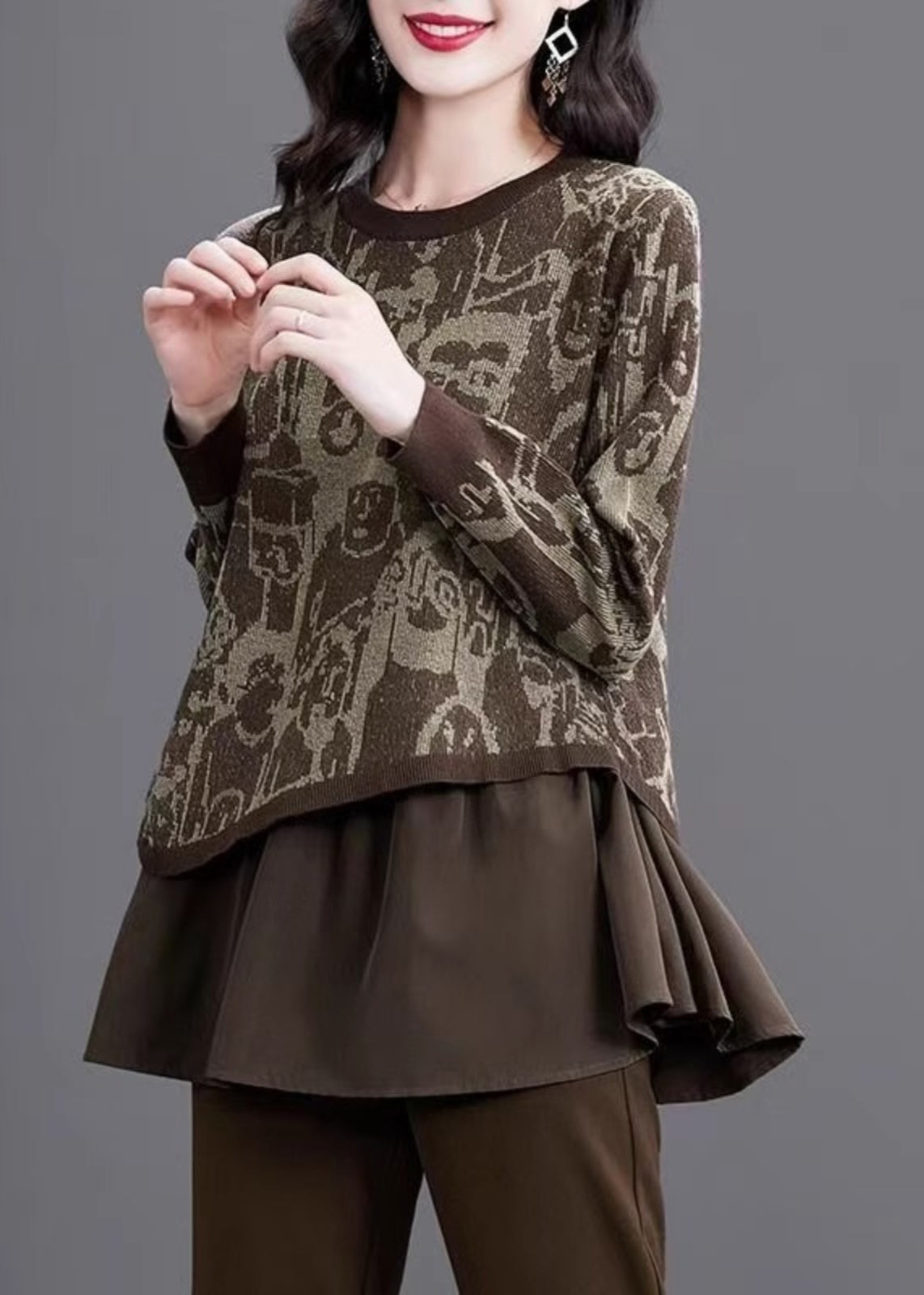 A Vintage Style Sweater with Delicate Timeless Details