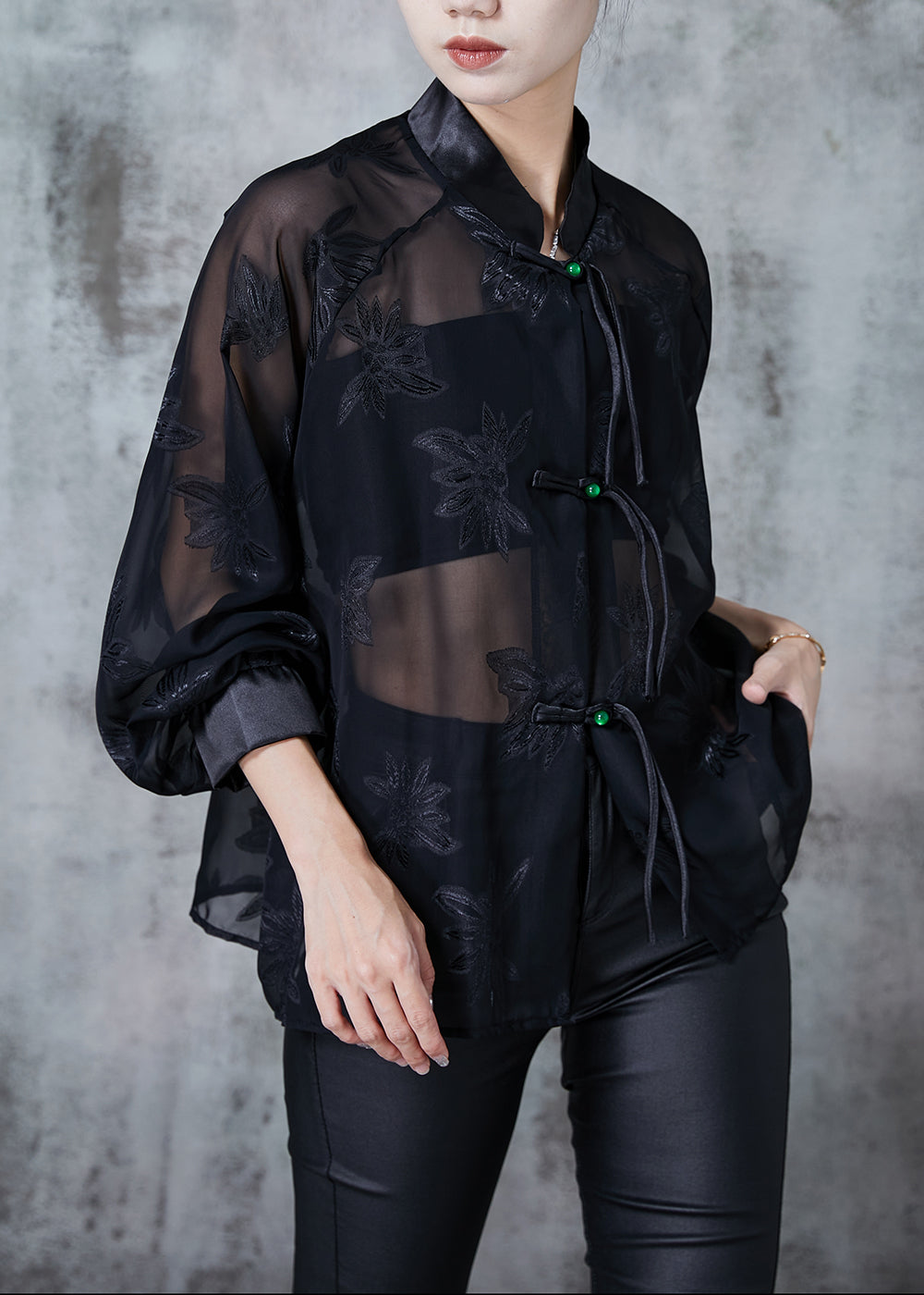 A Vintage Style Blouse with Delicate Timeless Details