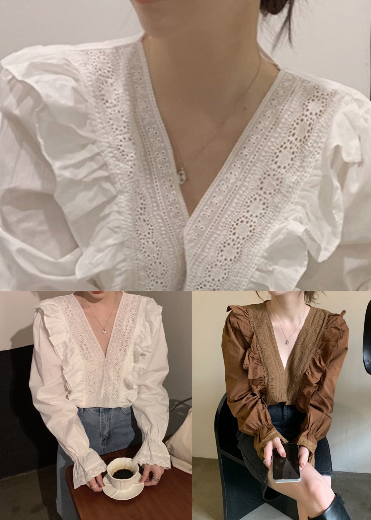 Beautifully Finished Blouse in a Timeless Design
