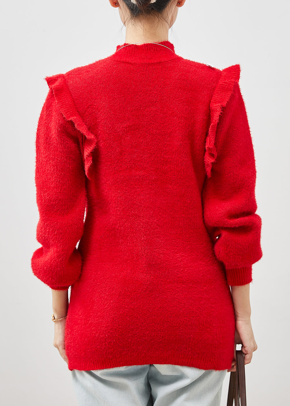 A Vintage Style Sweater with Delicate Timeless Details