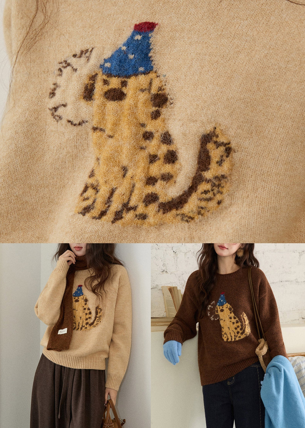 Well Tailored Sweater with a Graceful Silhouette
