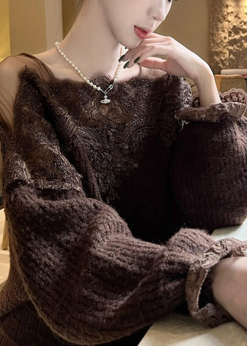 A Vintage Style Pullover with Delicate Timeless Details