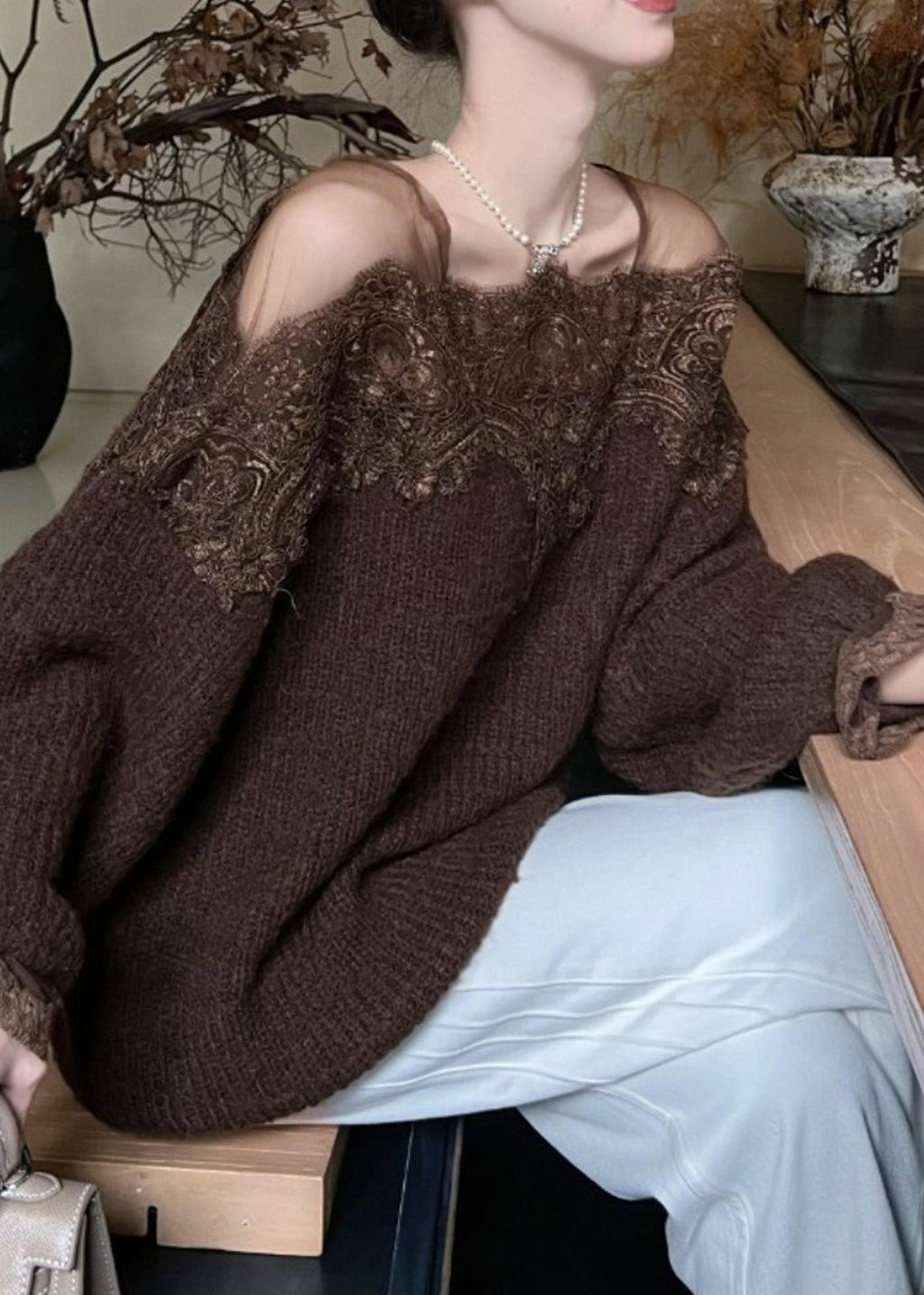 A Vintage Style Pullover with Delicate Timeless Details