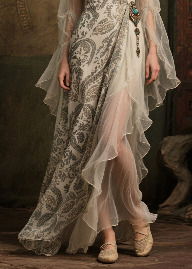 A Vintage Style Dress with Delicate Timeless Details