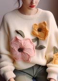 A Vintage Style Sweater with Delicate Timeless Details