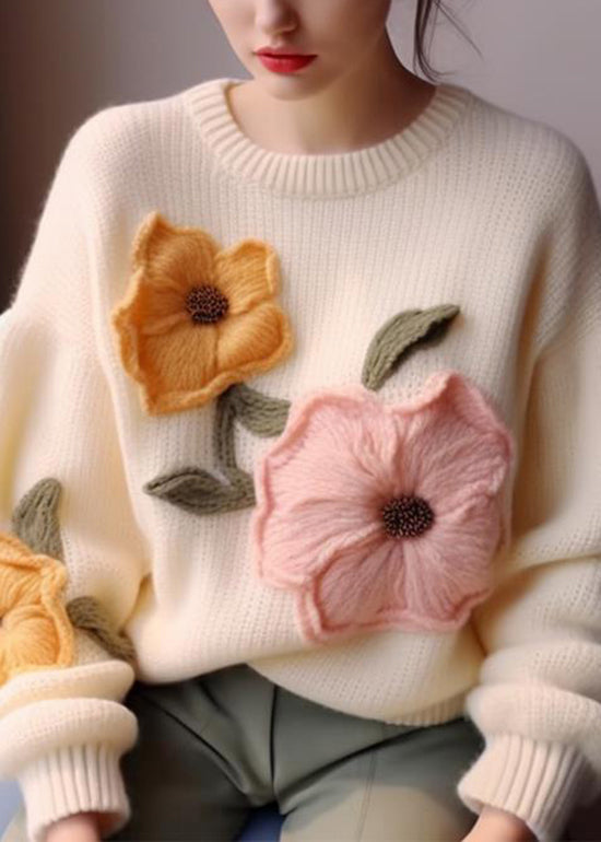 A Vintage Style Sweater with Delicate Timeless Details