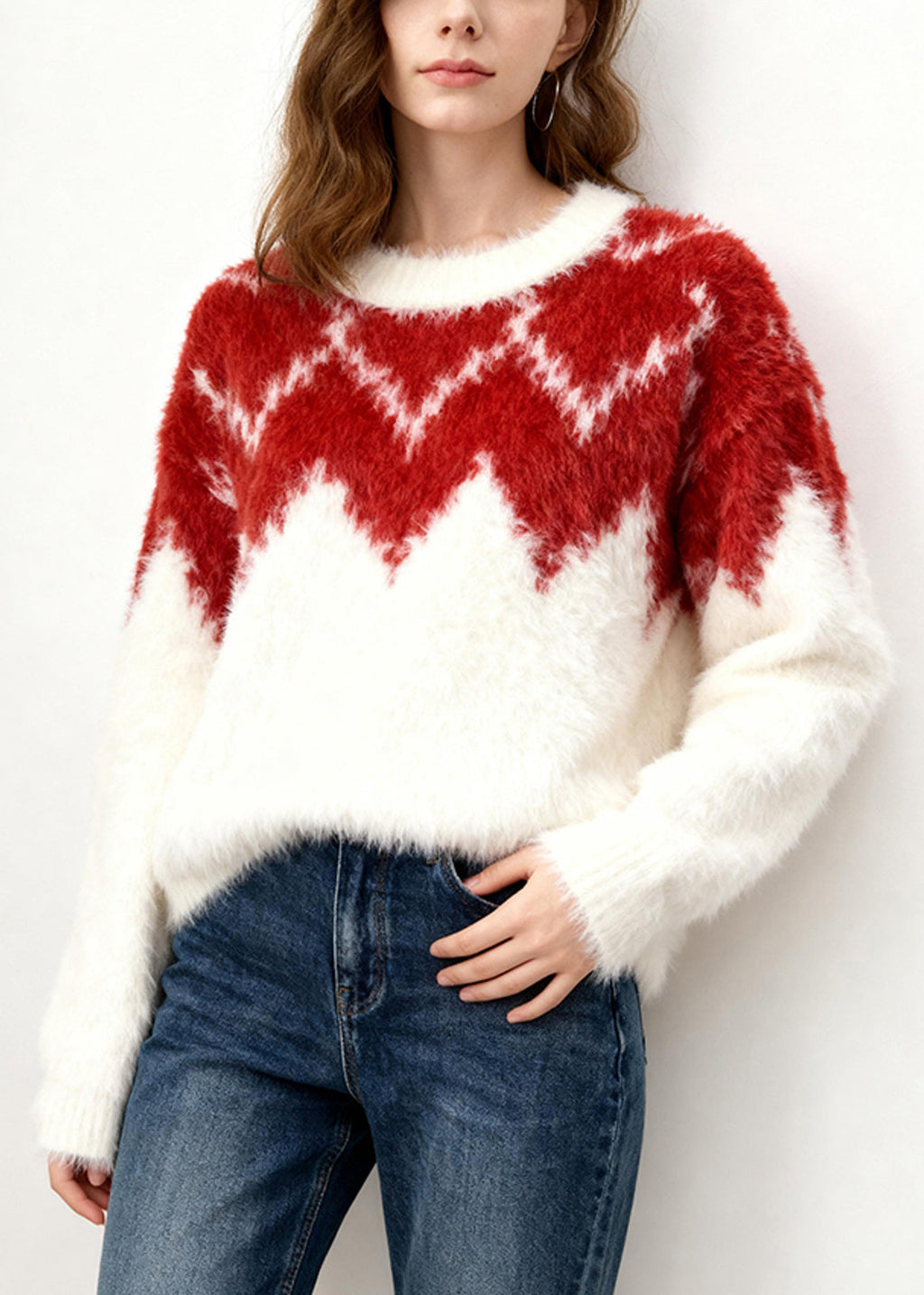 A Vintage Style Sweater with Delicate Timeless Details