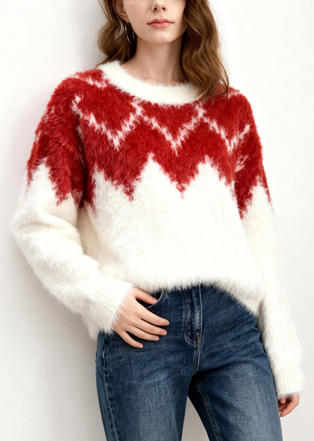 A Vintage Style Sweater with Delicate Timeless Details