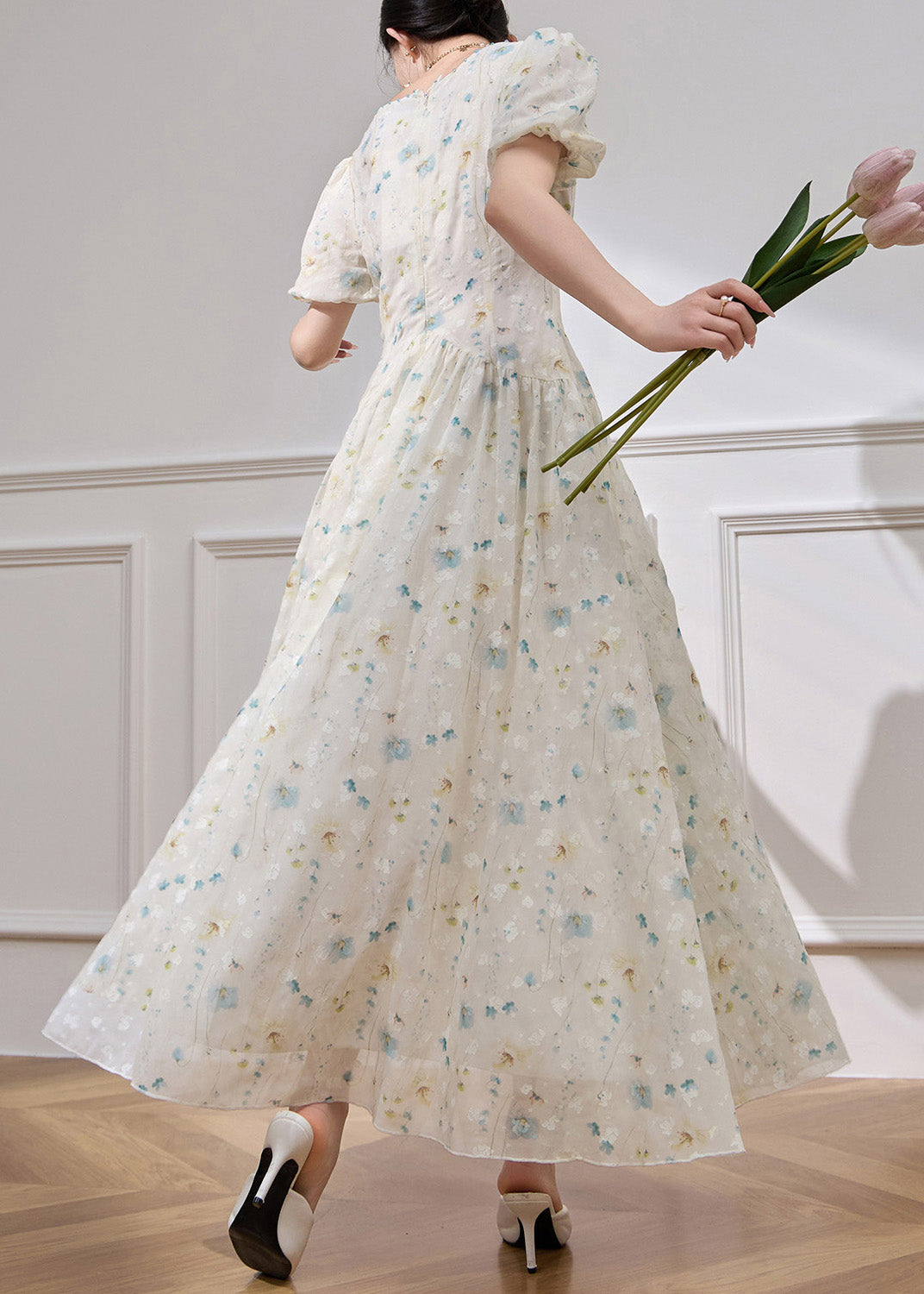 A Vintage Style Dress with Delicate Timeless Details