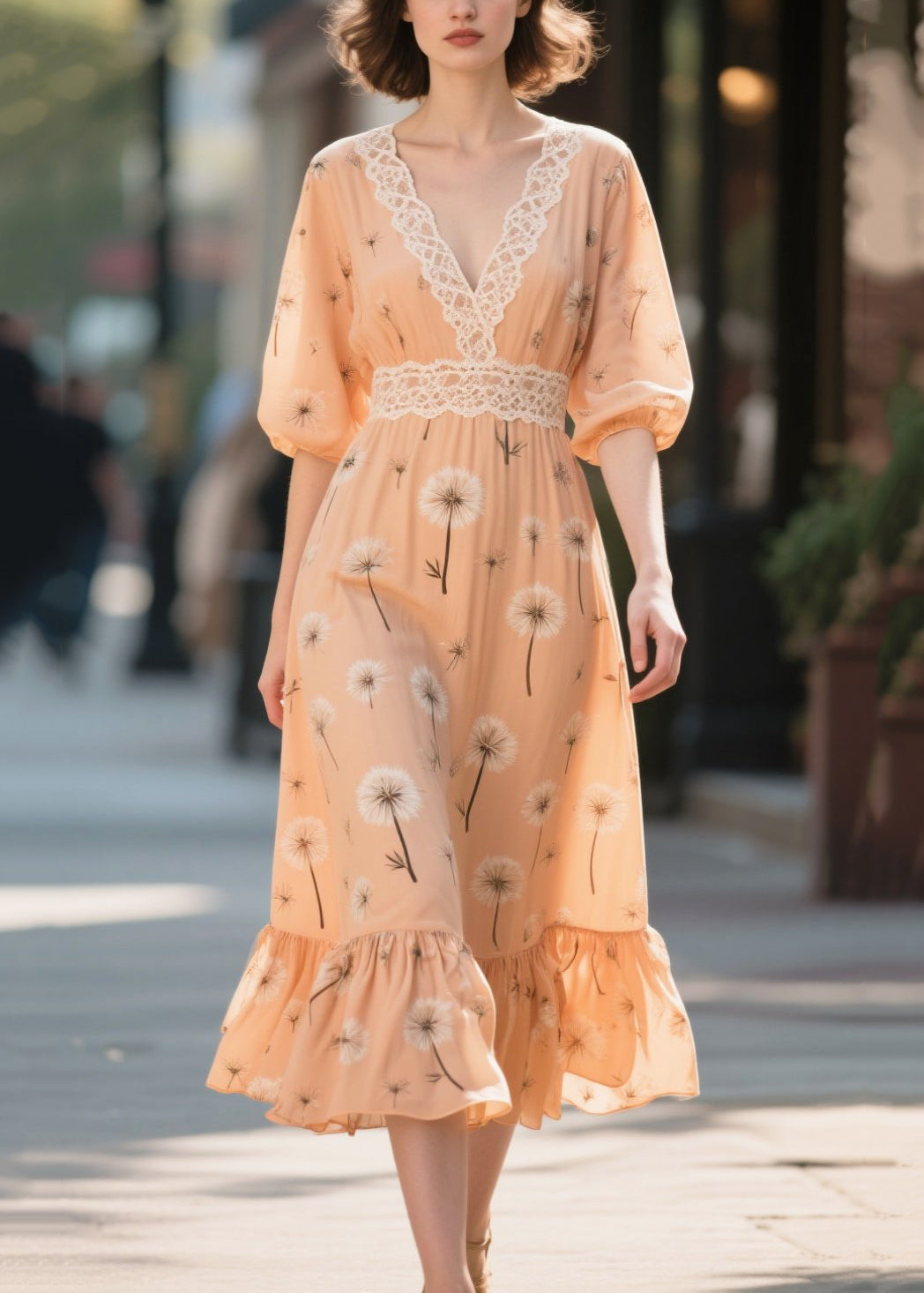 Classic Vintage Dress with a Flattering Fit