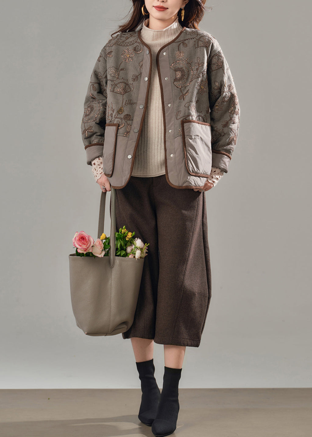 A Vintage Style Jacket with Delicate Timeless Details