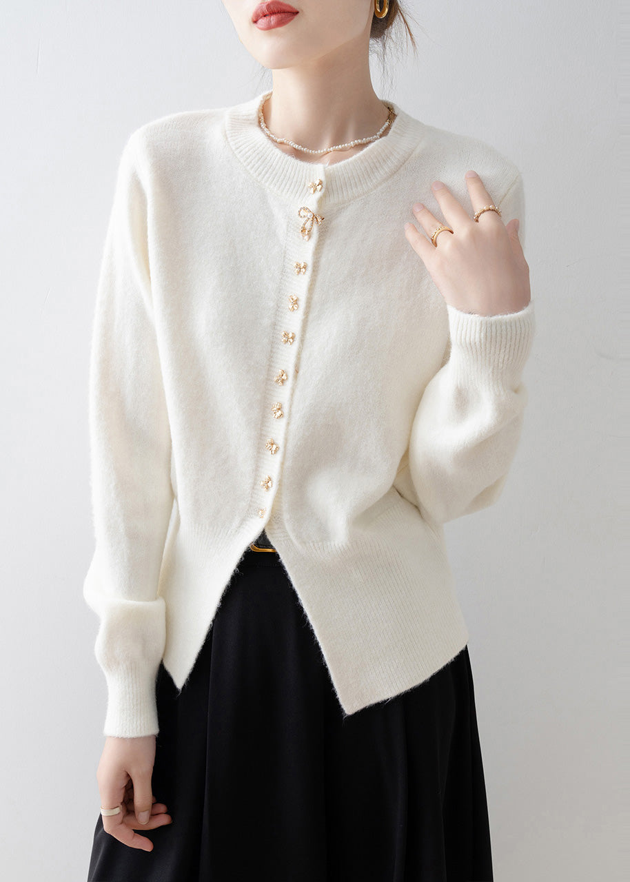 A Vintage Style Cardigan with Delicate Timeless Details