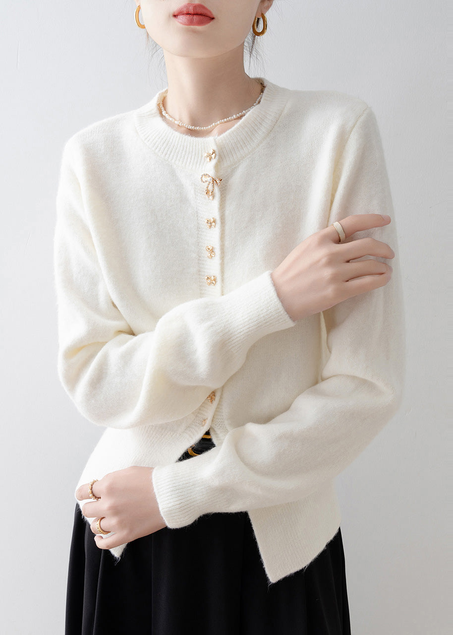 A Vintage Style Cardigan with Delicate Timeless Details