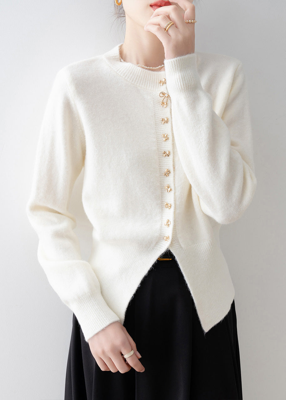 A Vintage Style Cardigan with Delicate Timeless Details