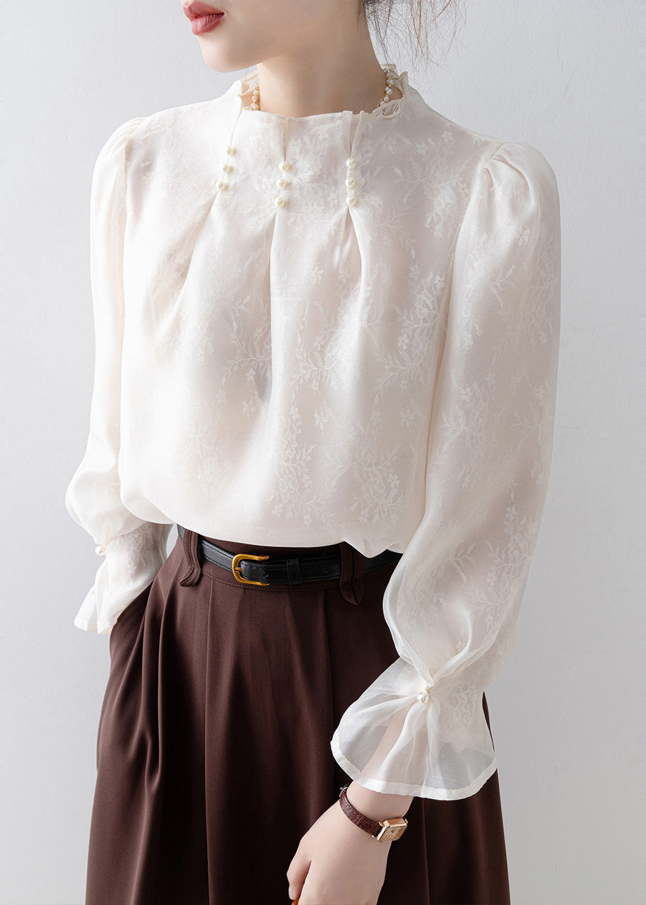 A Vintage Style Top with Delicate Timeless Details