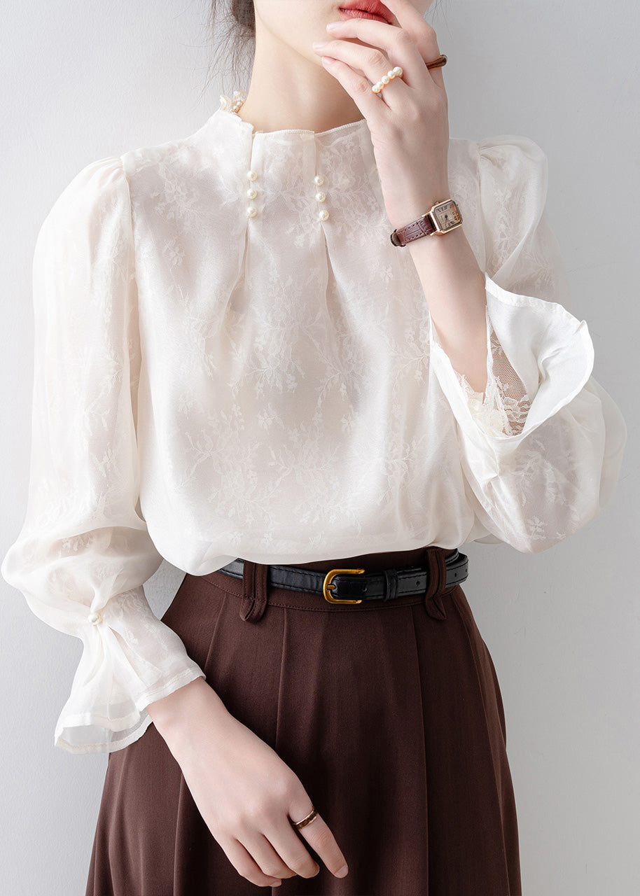 A Vintage Style Top with Delicate Timeless Details