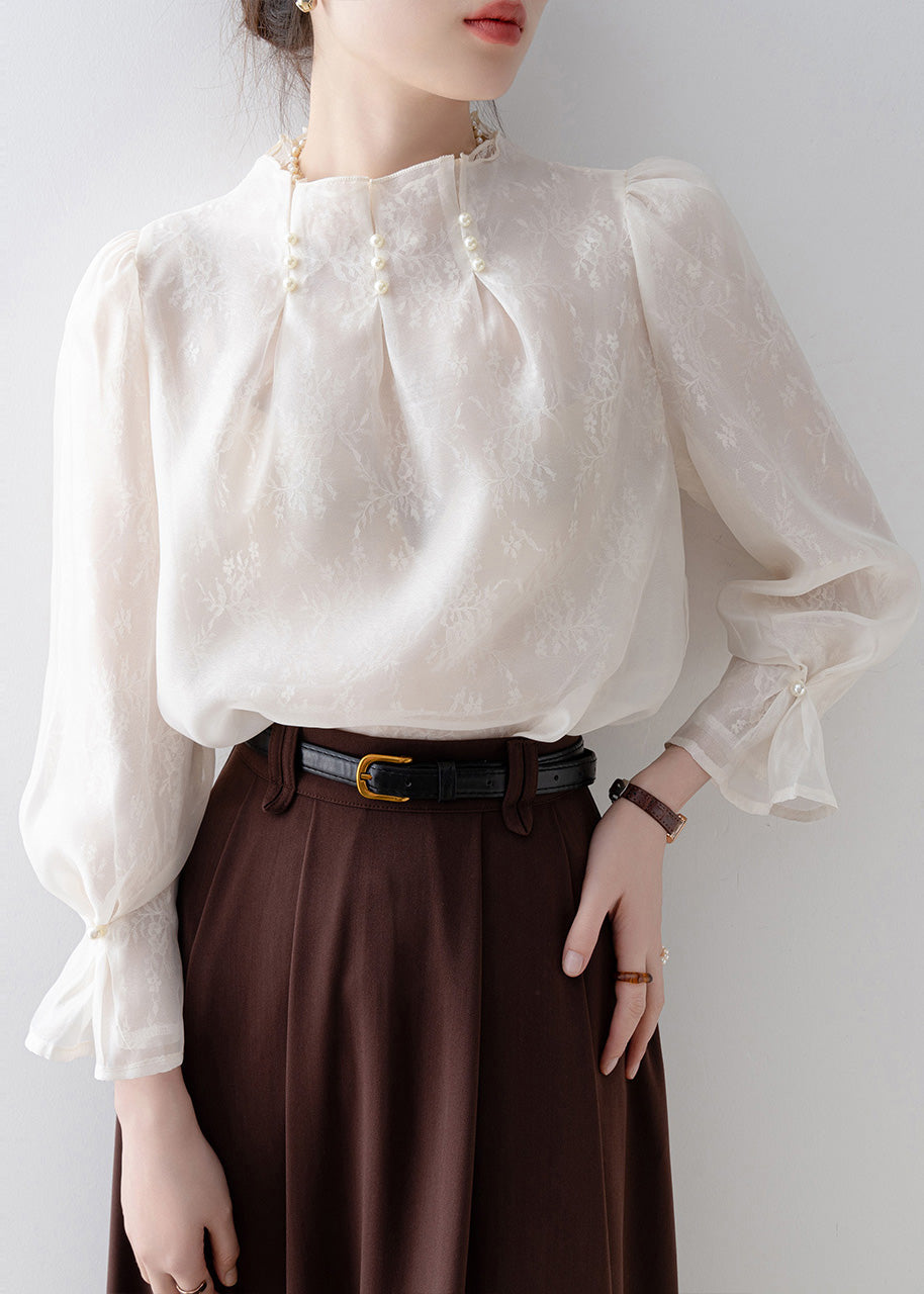 A Vintage Style Top with Delicate Timeless Details