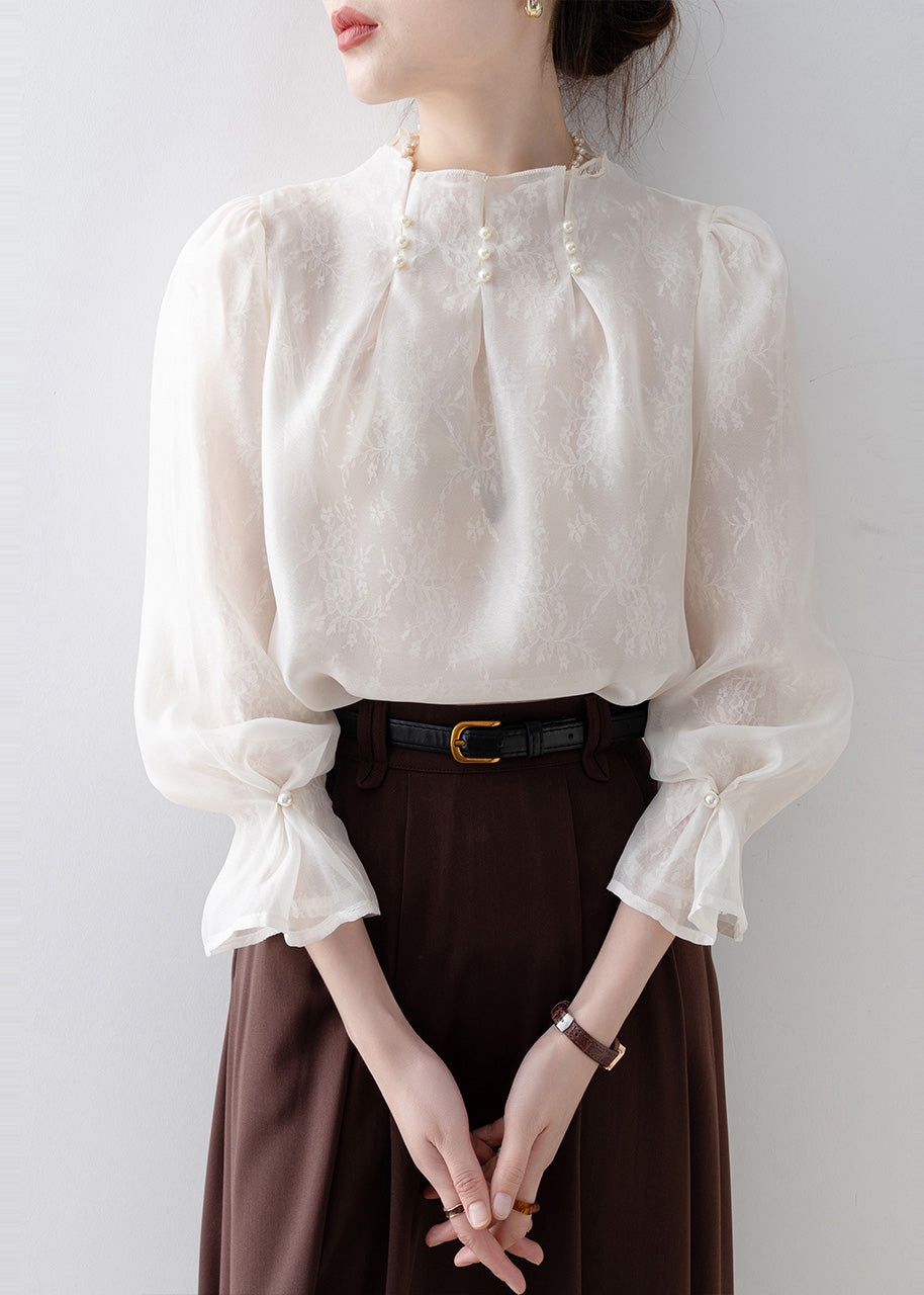 A Vintage Style Top with Delicate Timeless Details