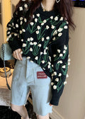 A Vintage Style Sweater with Delicate Timeless Details