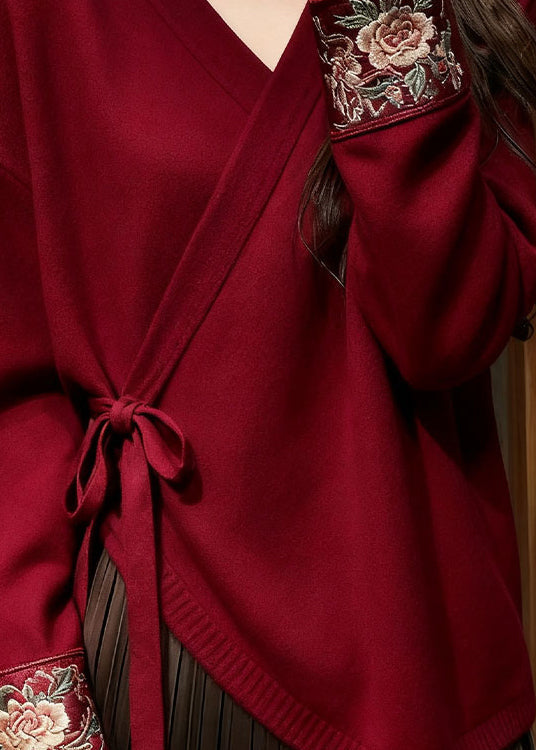 A Vintage Style Sweater with Delicate Timeless Details