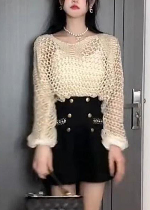 A Vintage Style Sweater with Delicate Timeless Details