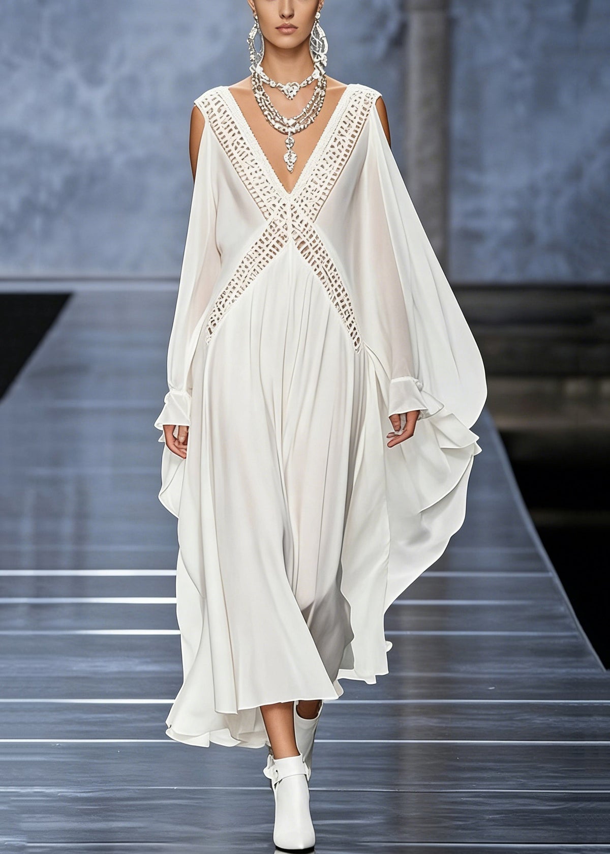 A Vintage Style Dress with Delicate Timeless Details