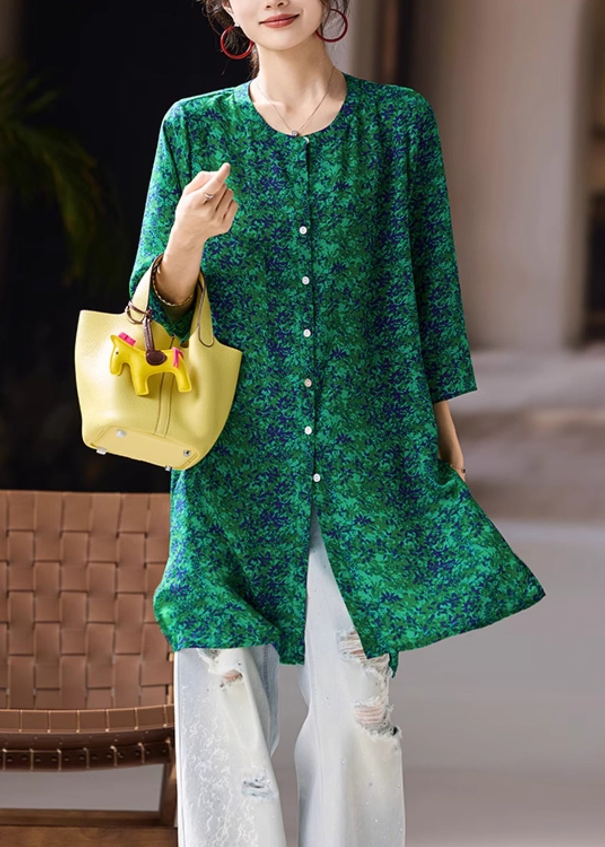 Vintage Inspired Blouse with a Contemporary Edge