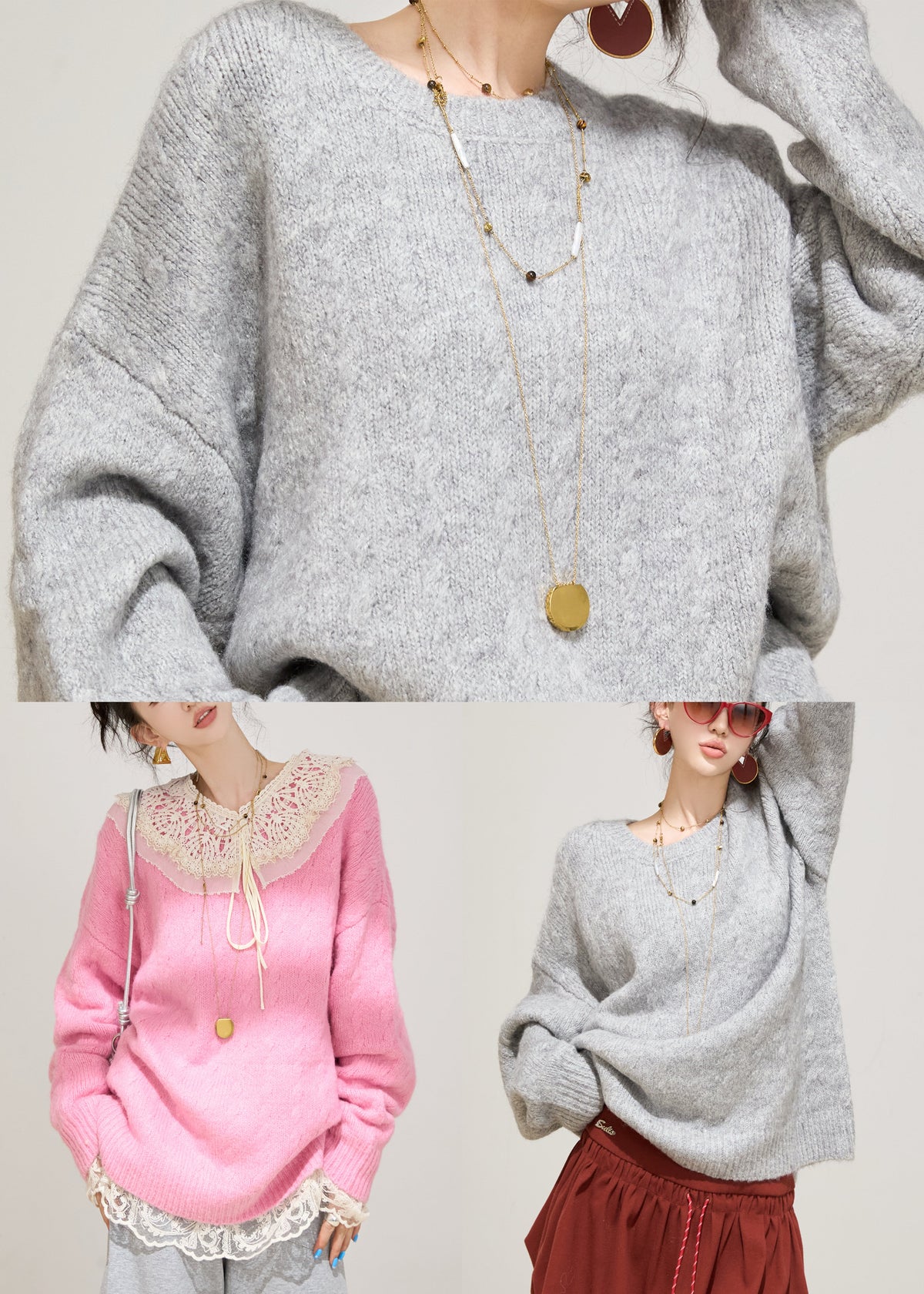 Gracefully Styled Sweater for Any Occasion