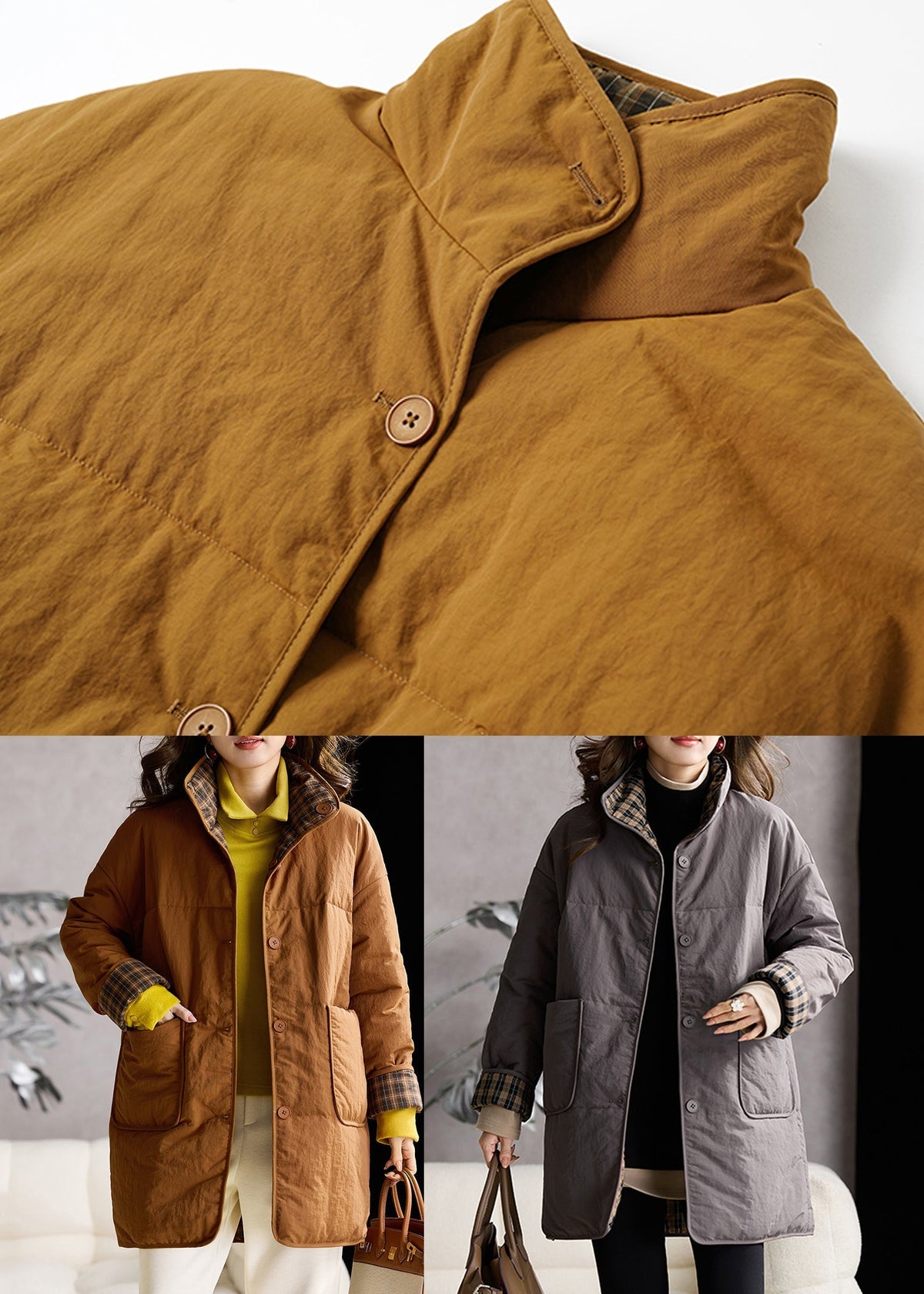 Well Tailored Coat with a Graceful Silhouette