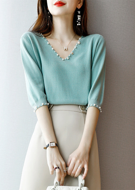 A Vintage Style Sweater with Delicate Timeless Details