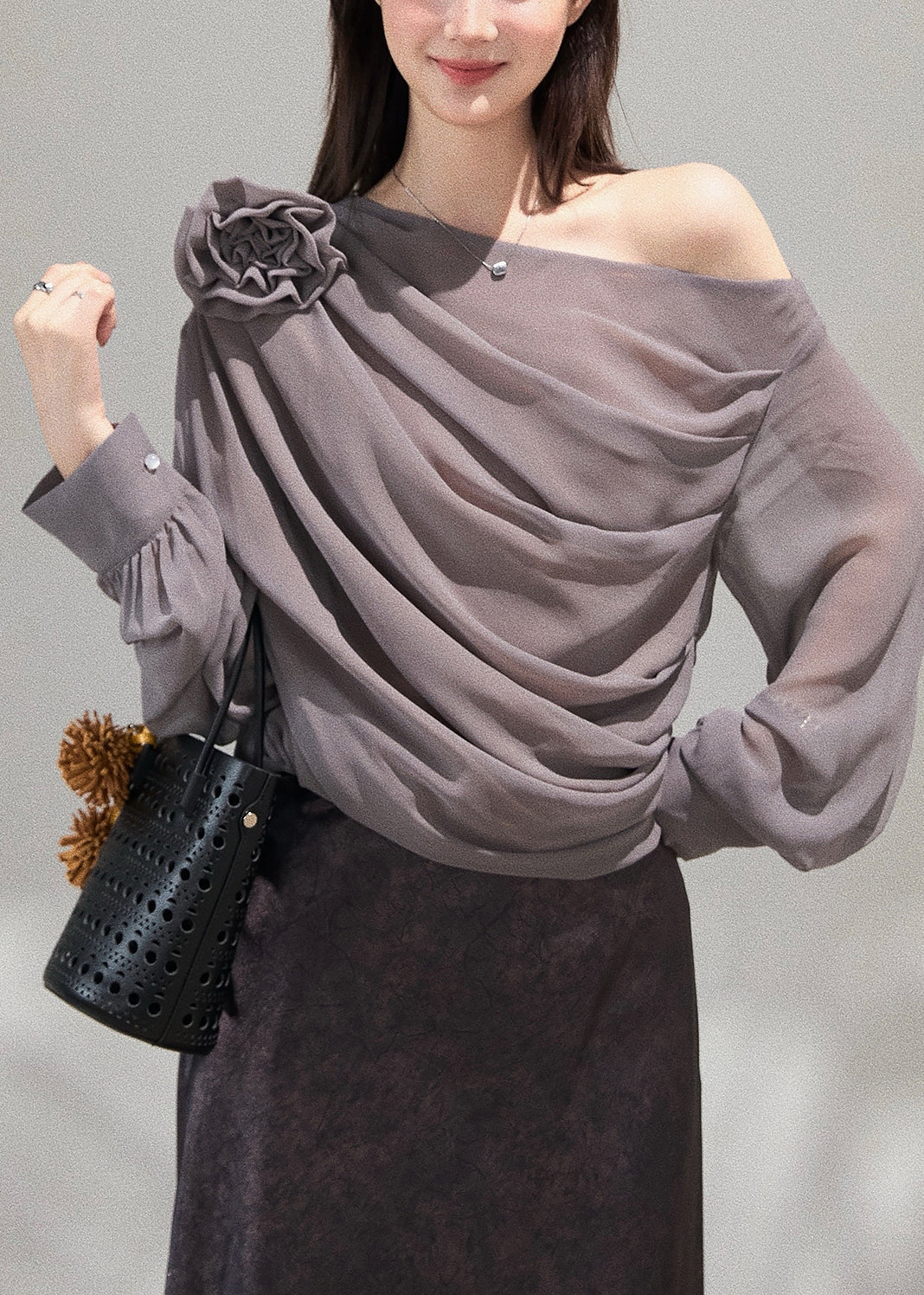 Gracefully Styled Top for Any Occasion