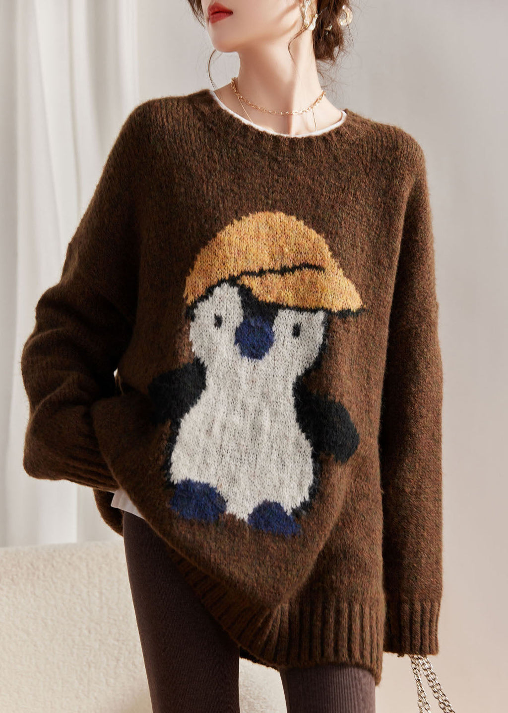 A Vintage Style Sweater with Delicate Timeless Details