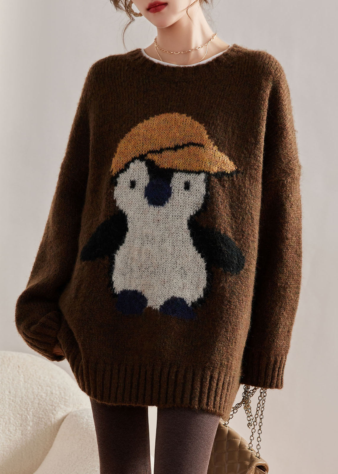 A Vintage Style Sweater with Delicate Timeless Details