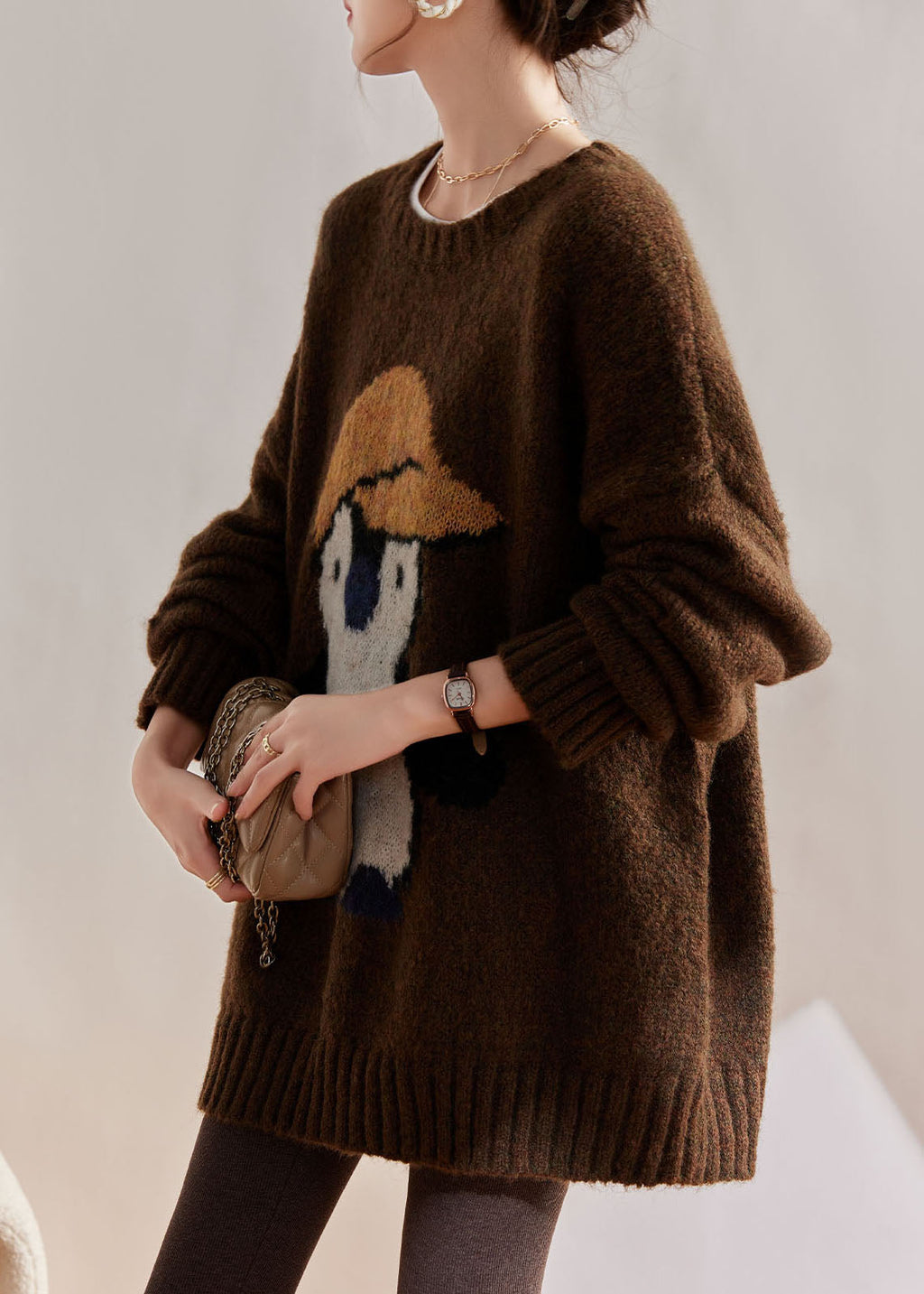A Vintage Style Sweater with Delicate Timeless Details